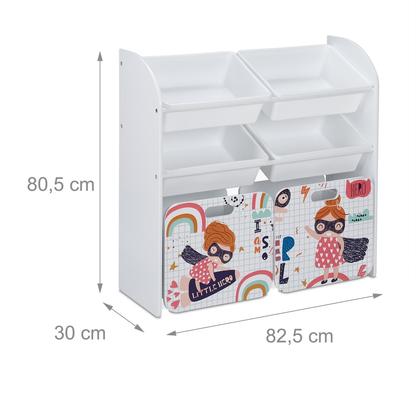 Toy storage unit “little hero”
