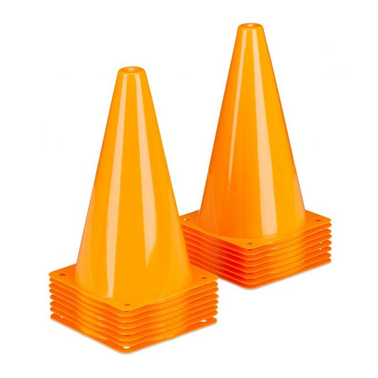 Traffic cone orange set at 16