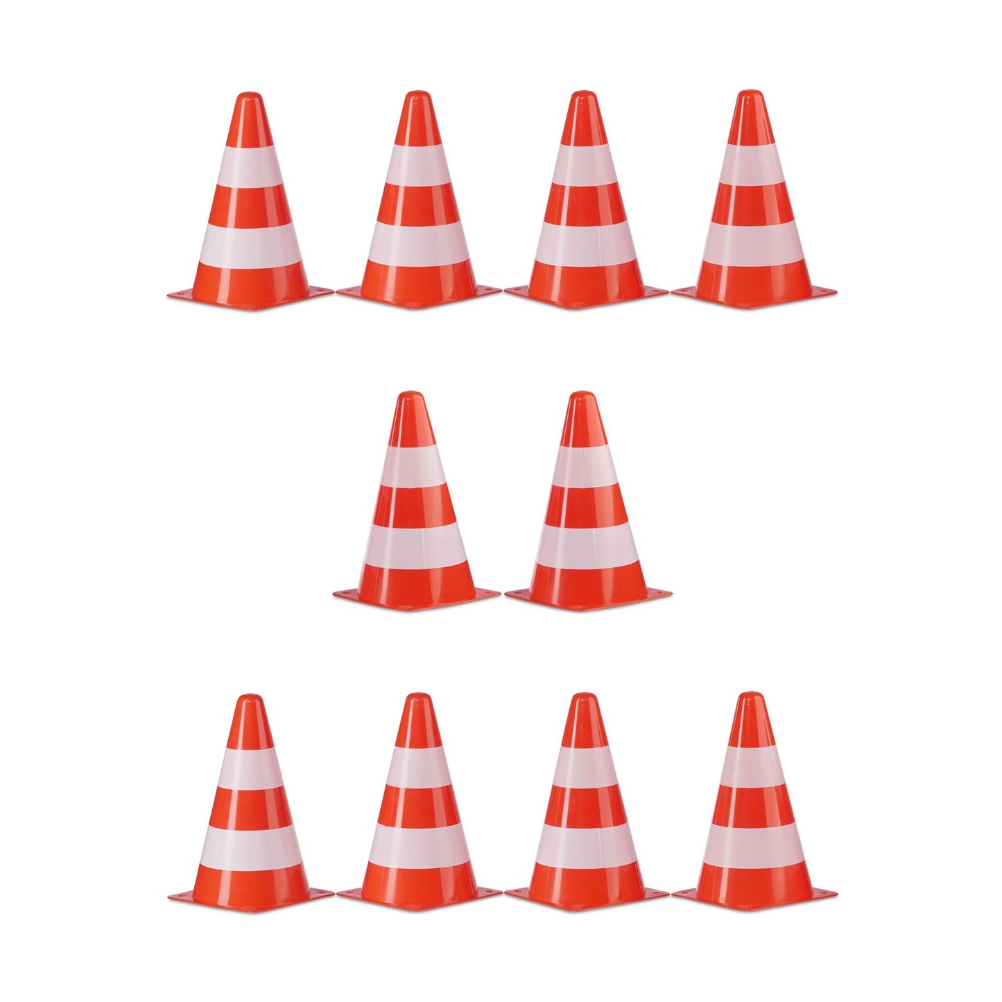 Traffic cone set in 10