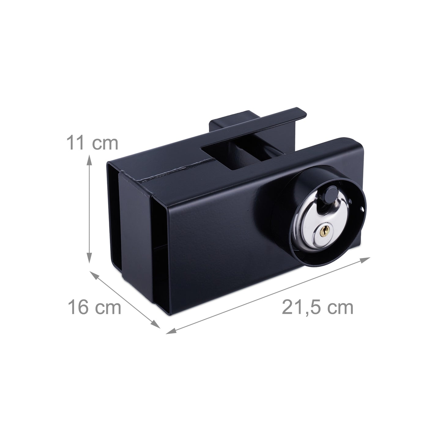 Trailer lock including disc lock
