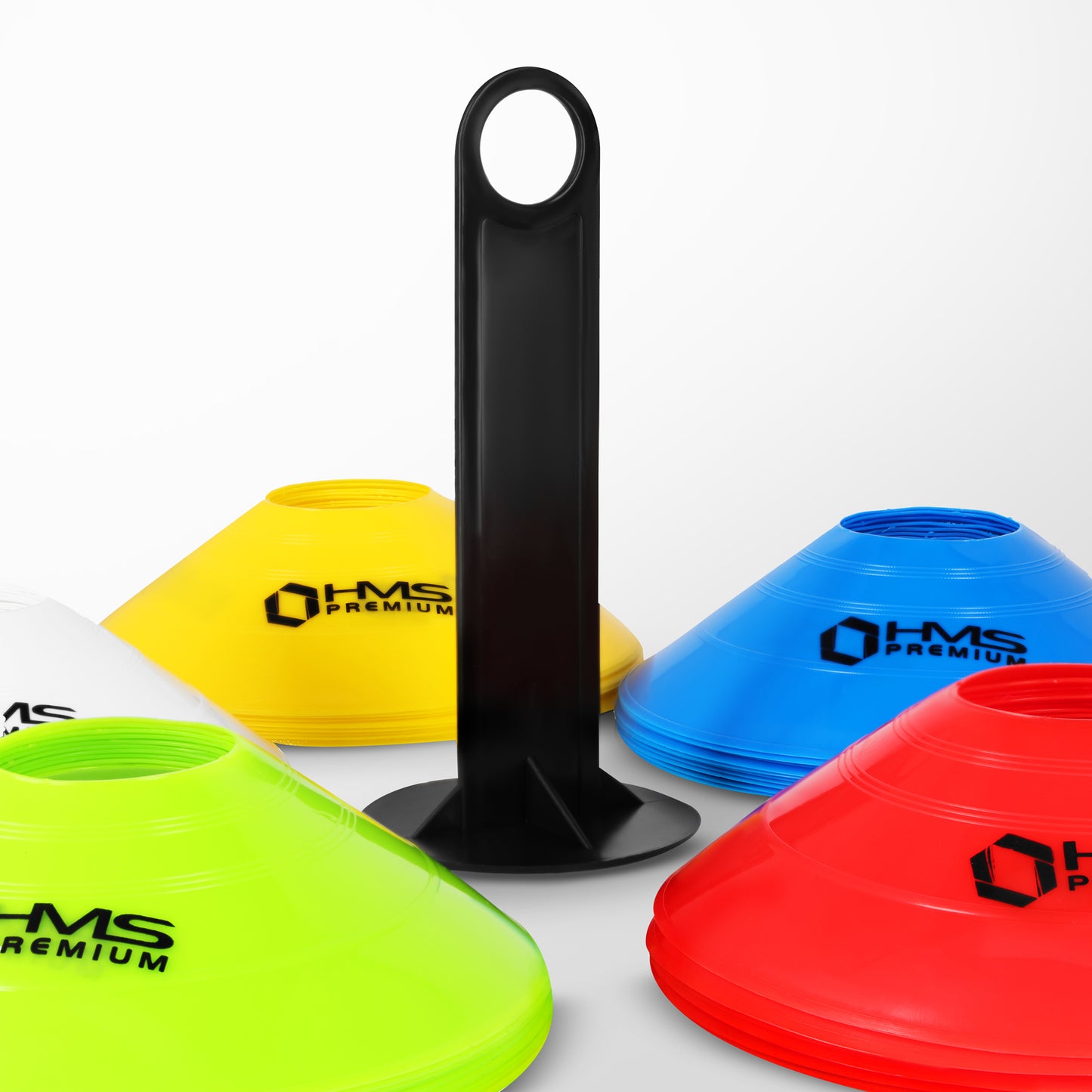Training Cones, 50-Pack, Durable Plastic