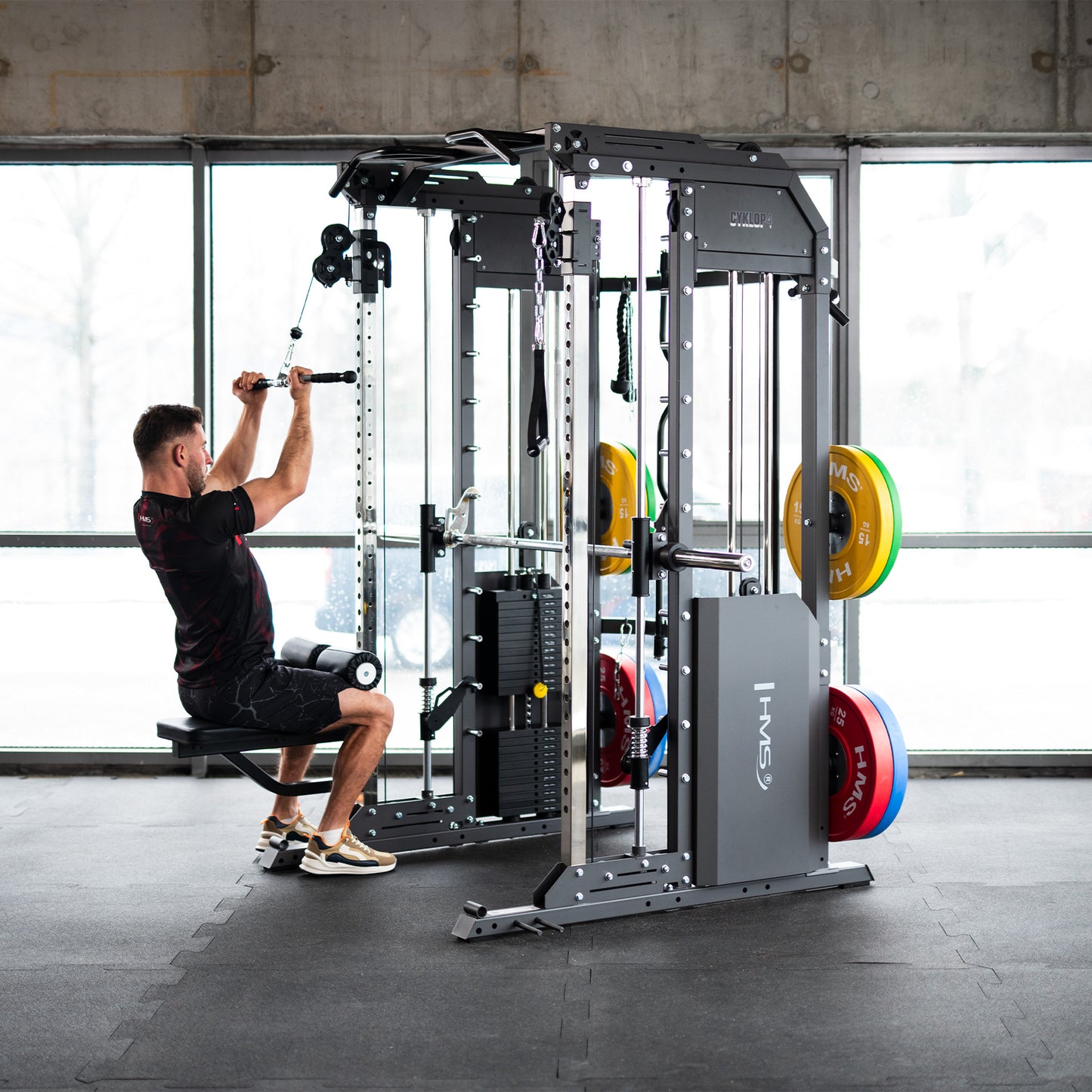 Training Seat with Thigh Lock and Lat Support