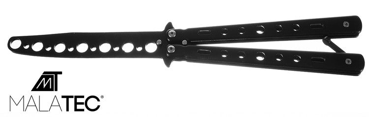 Training butterfly knife - black