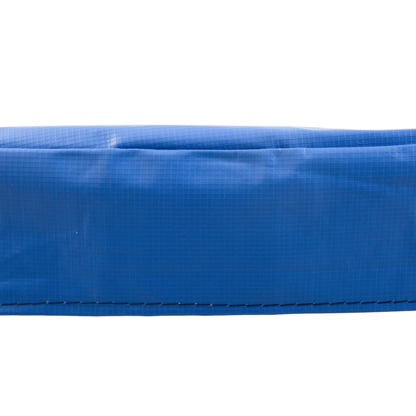 Trampoline accessory set with protective net and weather protection, blue