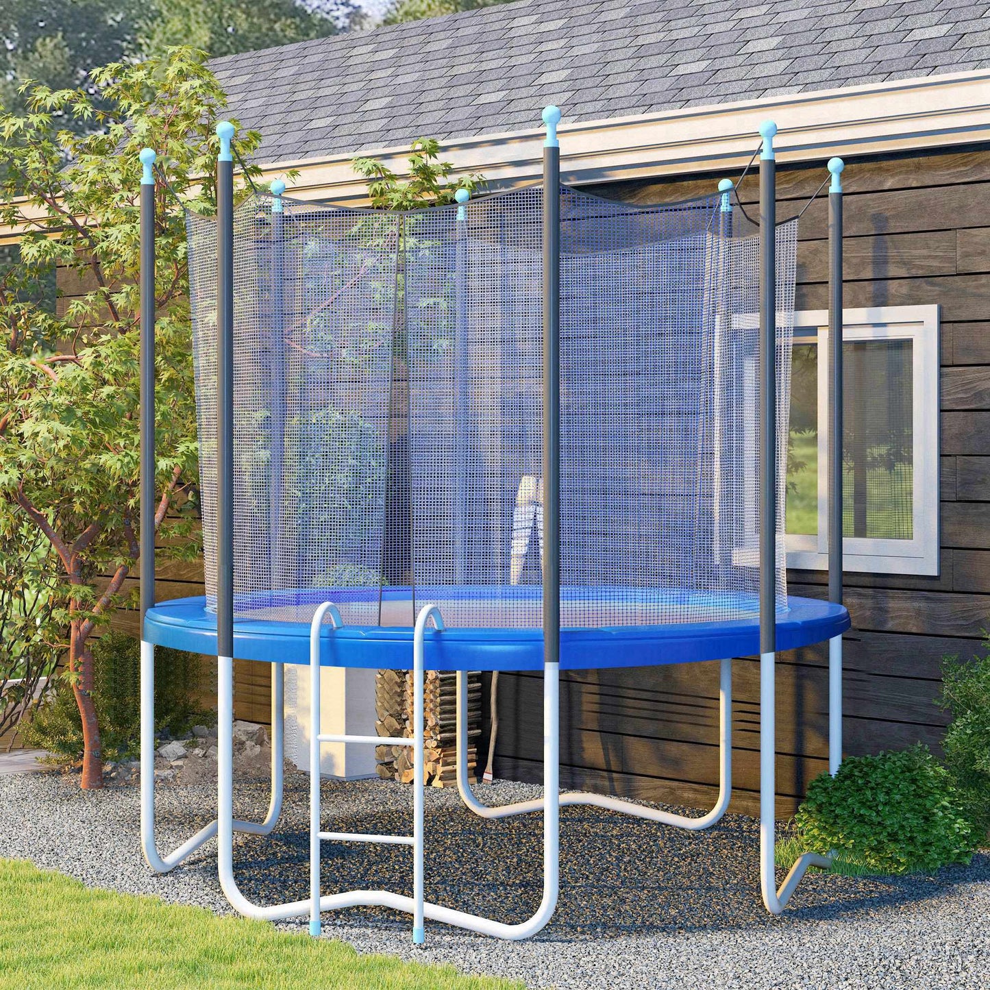 Trampoline Safety Pad, Waterproof, Tear-Resistant, Ø366 cm, Blue