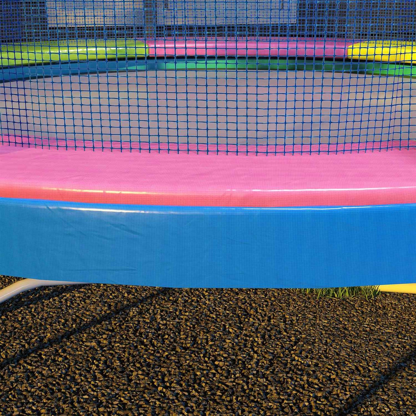 Trampoline edge cover Ø305 cm, colorful, weather-resistant & UV-protection, ideal for garden trampolines |.de