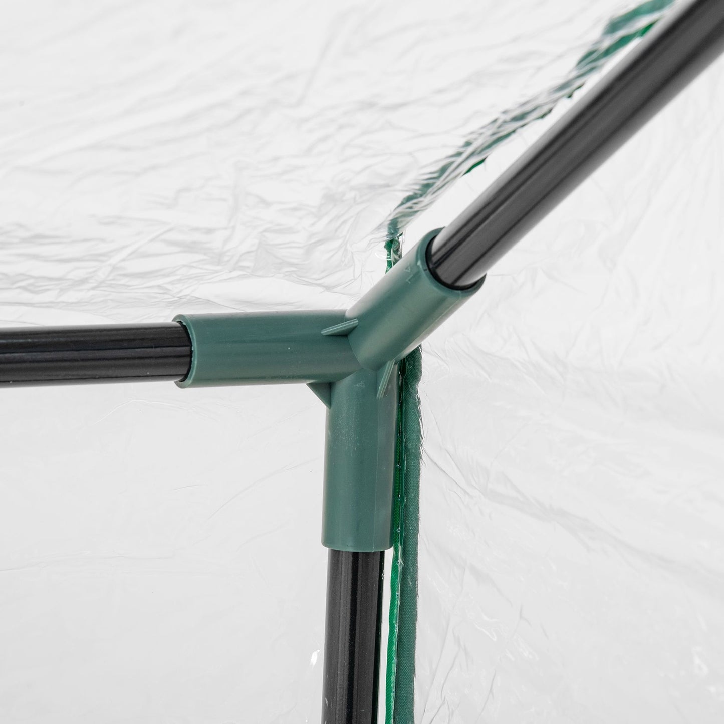 Transparent PVC greenhouse with window - 120x60x60 cm