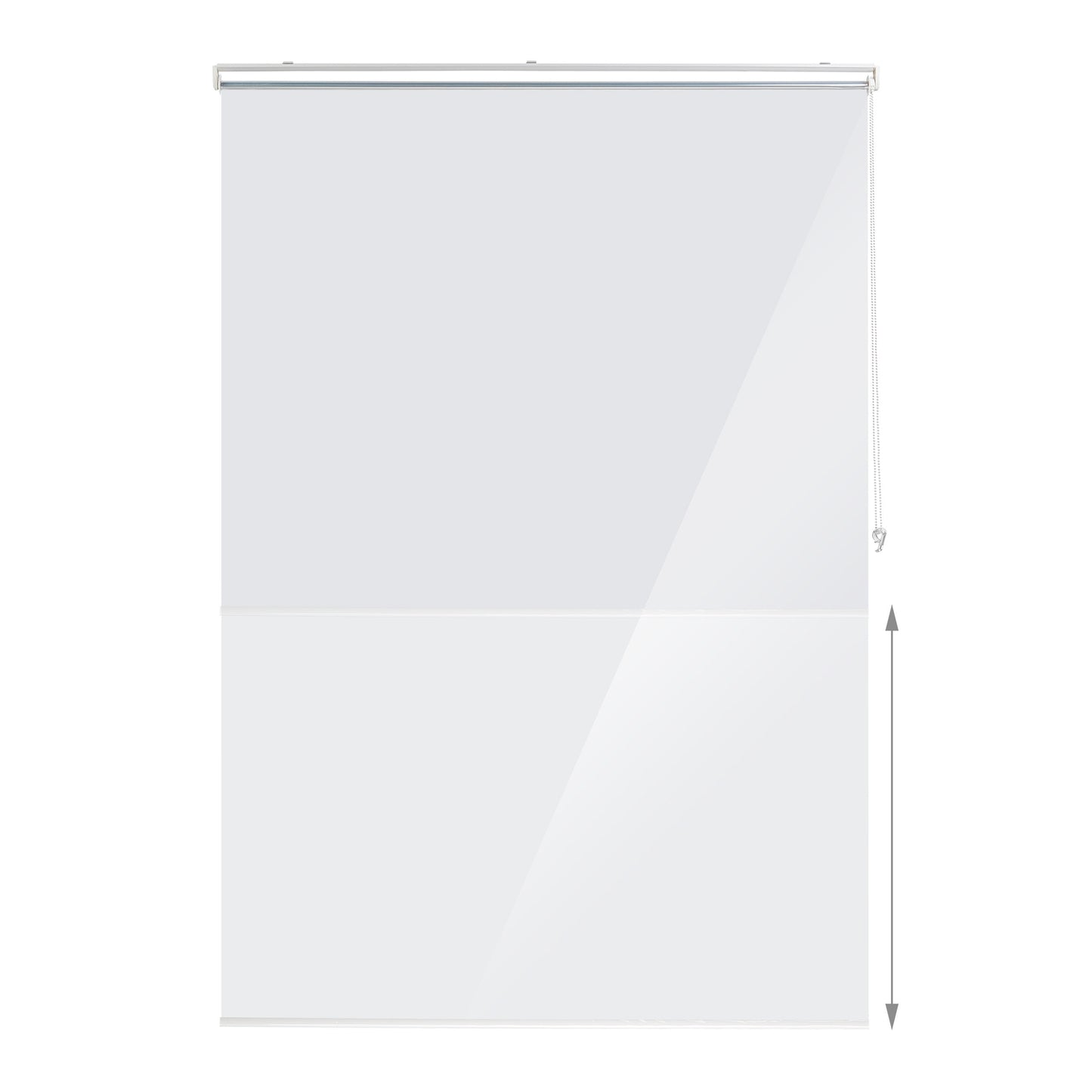 Transparent Water-Repellent Bathroom Roller Blind