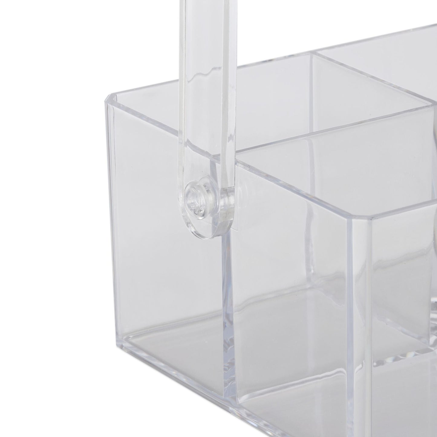 Transparent bag with handle