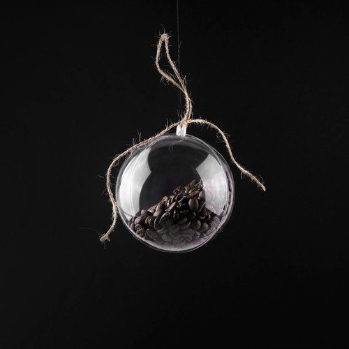 Transparent baubles 10cm set of 10 Ruhhy 22277