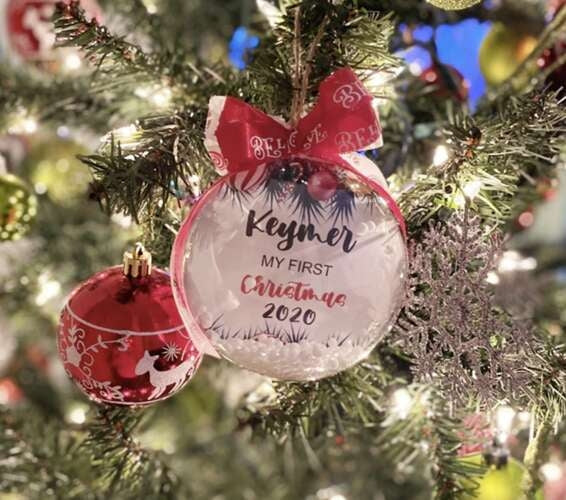 Transparent baubles 10 cm - set of 5 Ruhhy 22276