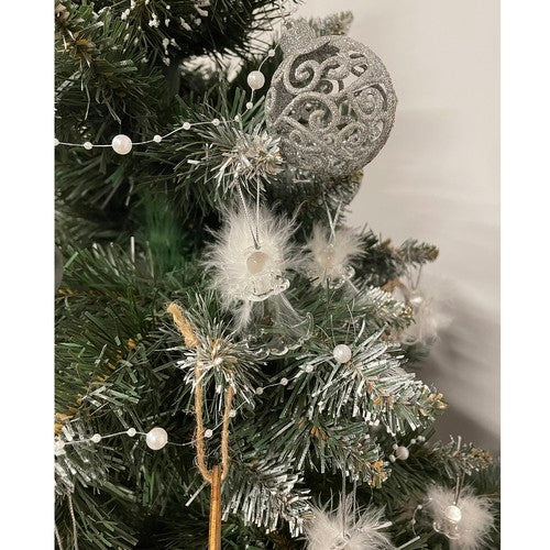 Transparent baubles - angels, 6 pcs. Ruhhy 22497