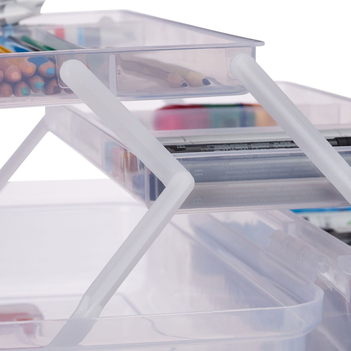 Transparent plastic box