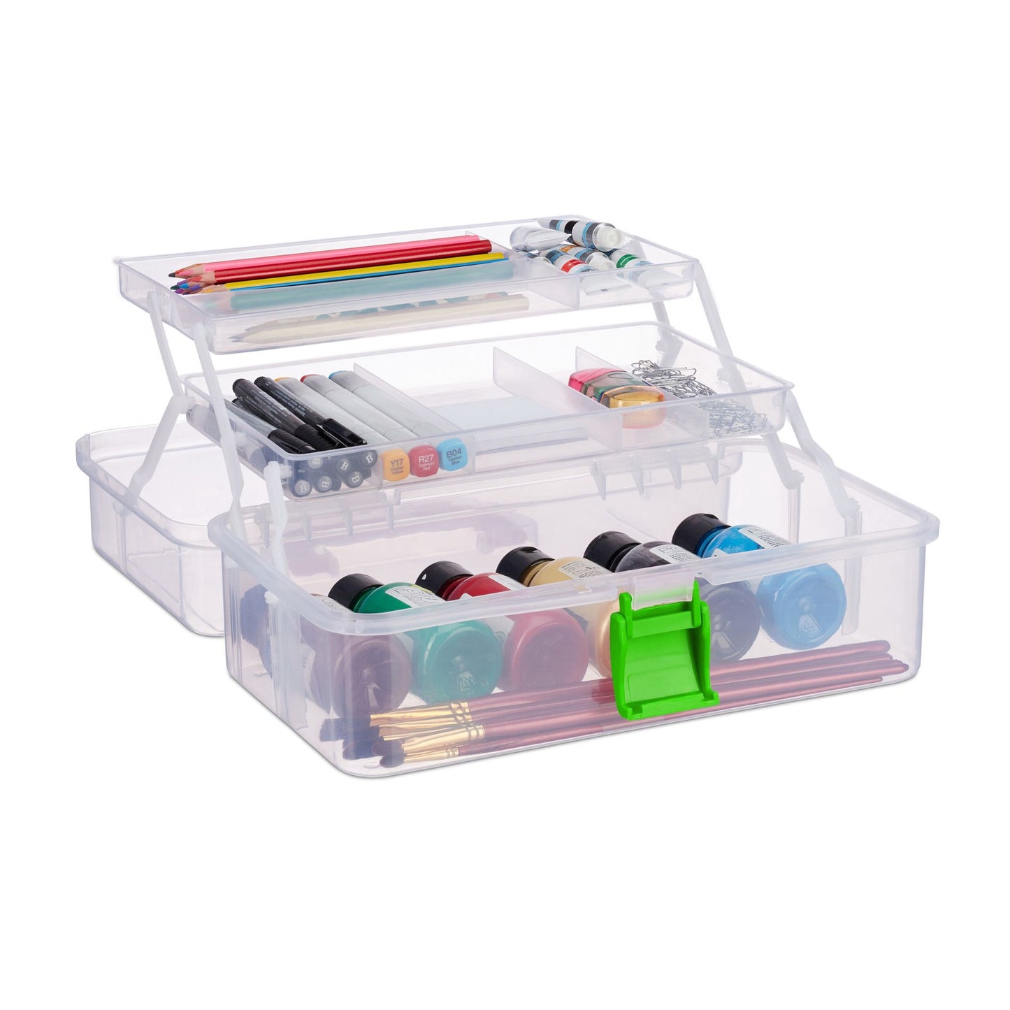 Transparent plastic box