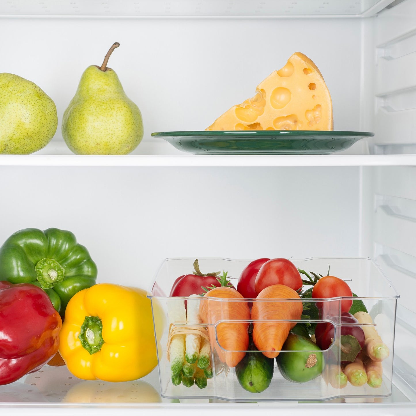 Transparent refrigerator holder