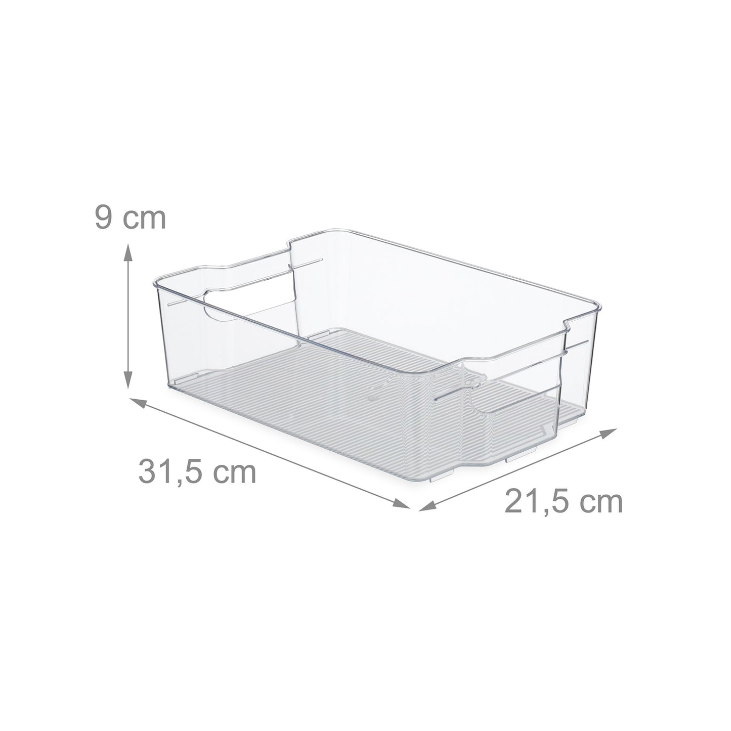 Transparent refrigerator holder