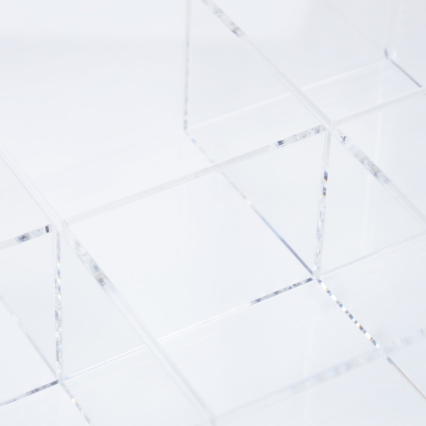 Transparent tea box with 6 compartments