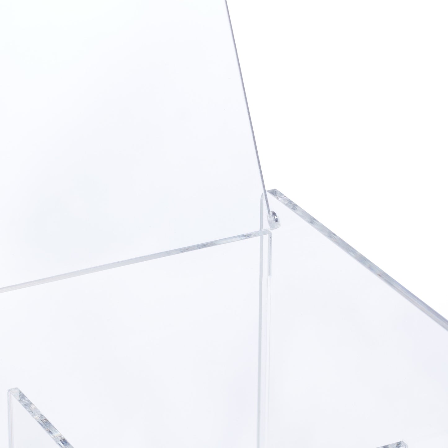 Transparent tea box with 6 compartments