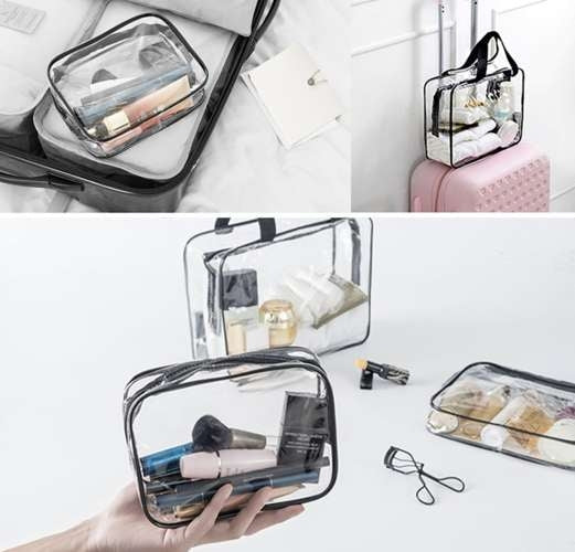 Transparent toiletry bag 3in1 Soulima 21448