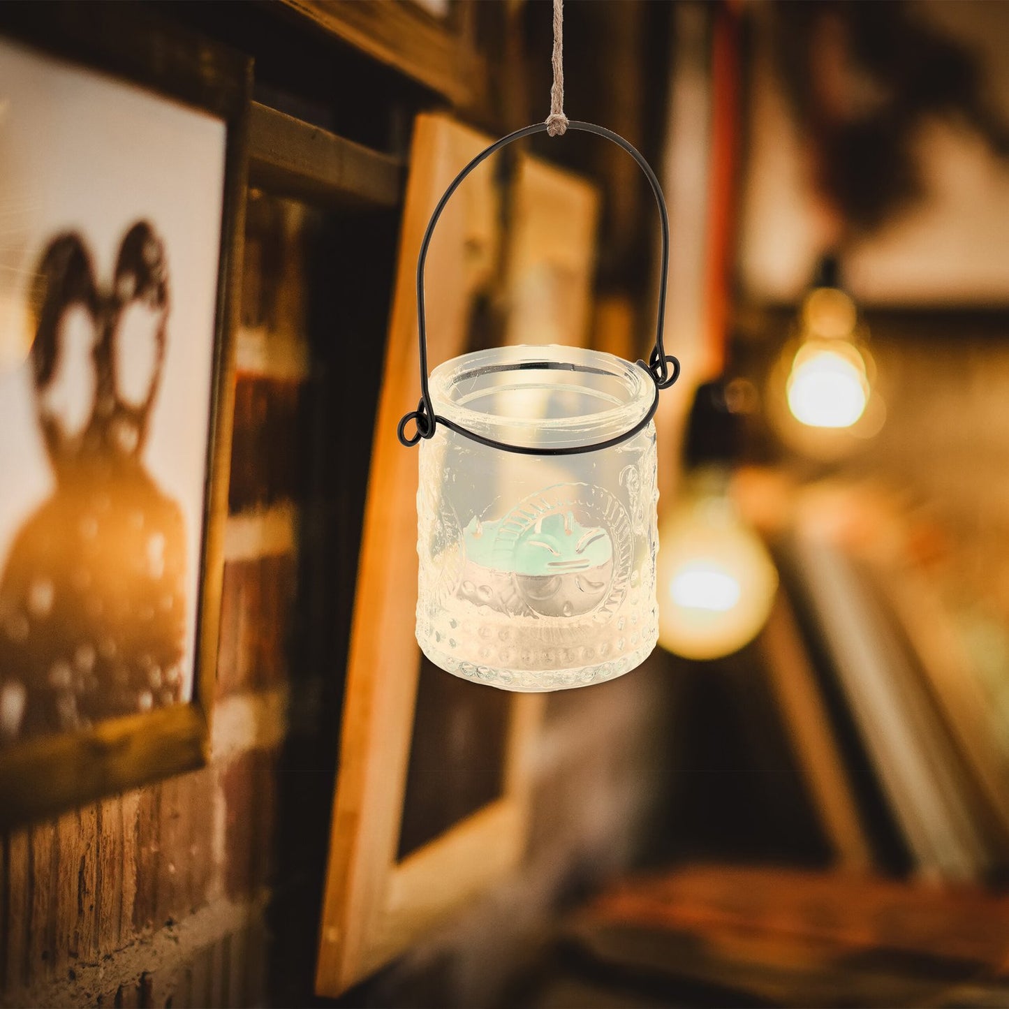 Transparent wind light set of 12