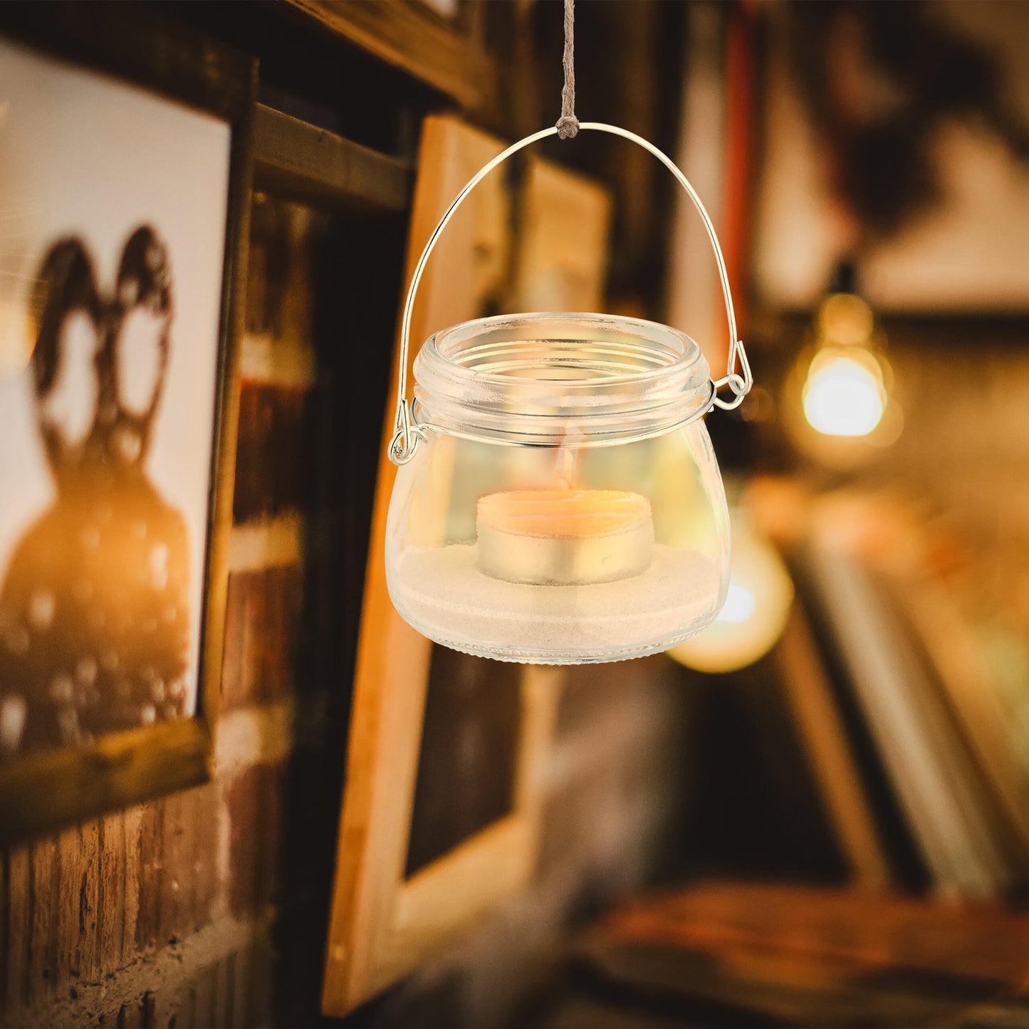Transparent wind light set of 12