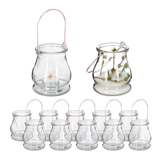 Transparent wind light set of 12