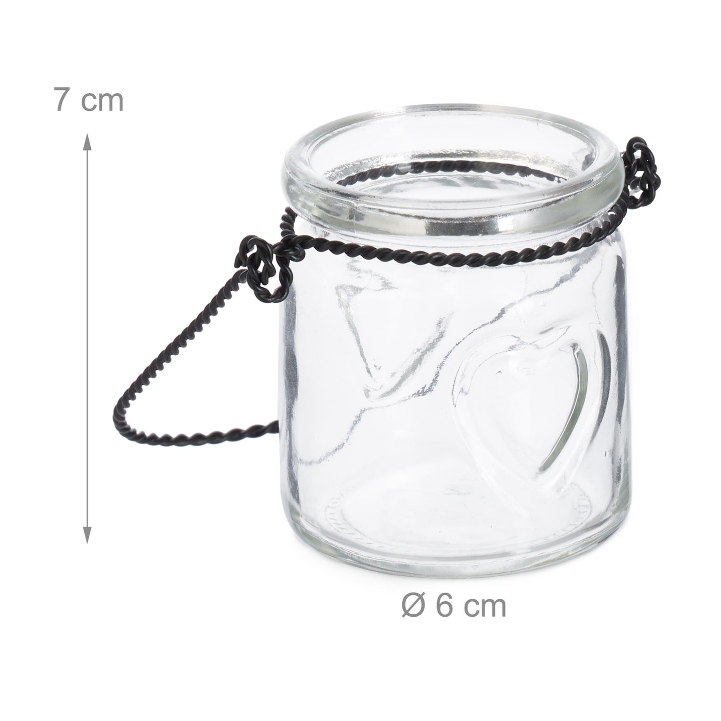 Transparent wind light set of 12