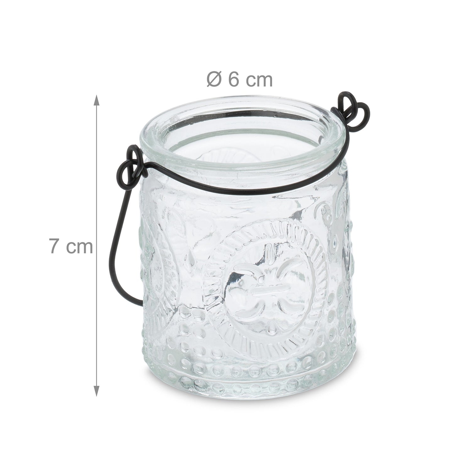 Transparent wind light set of 12