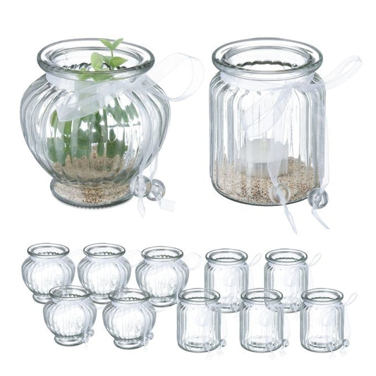 Transparent wind light set of 12