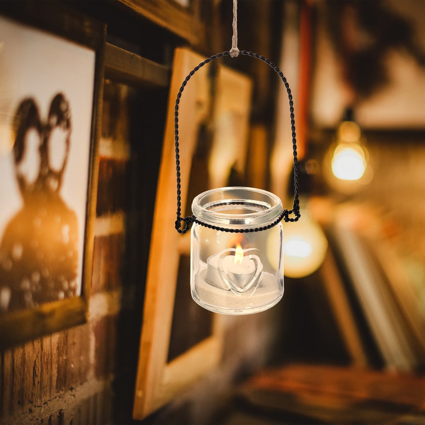 Transparent wind light set of 12