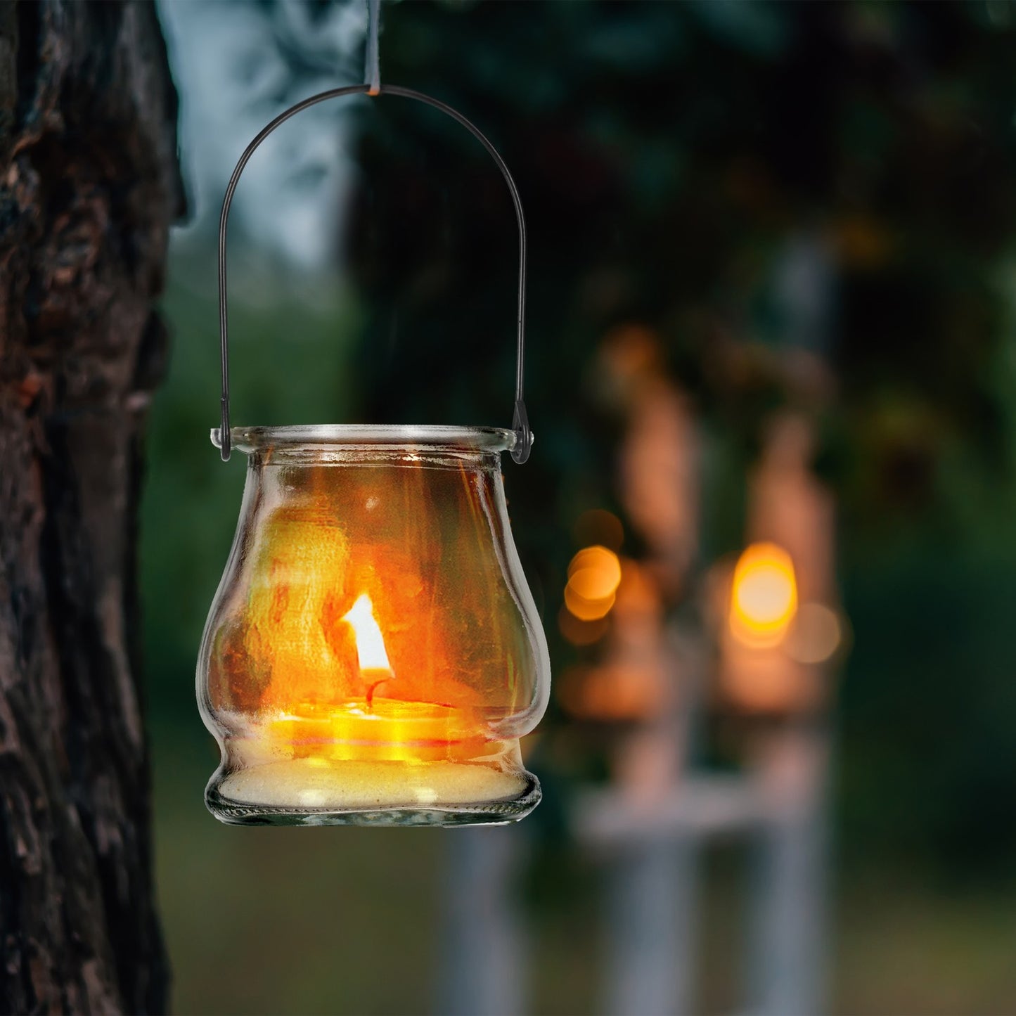 Transparent wind light set of 16