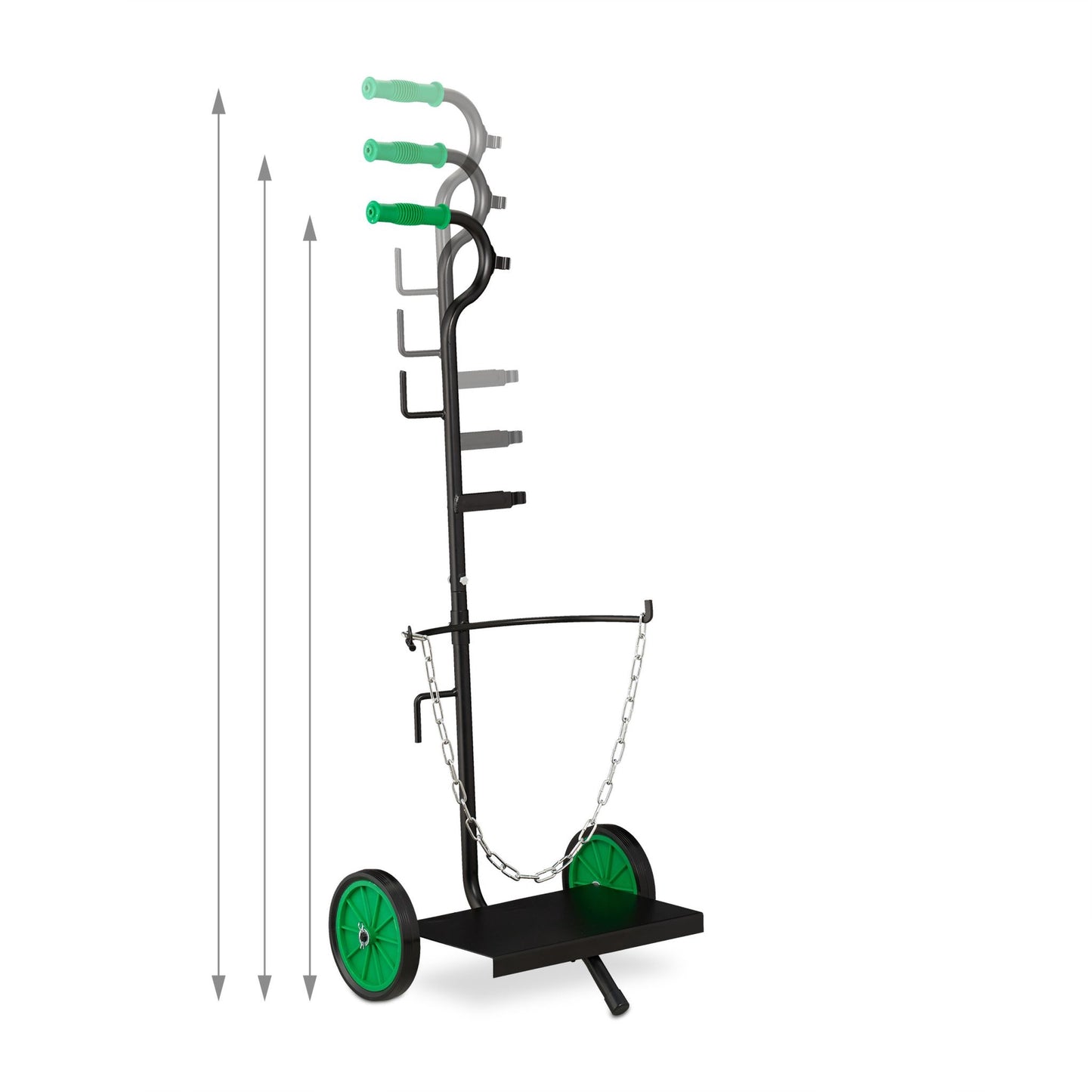 Transport cart for gas cylinder