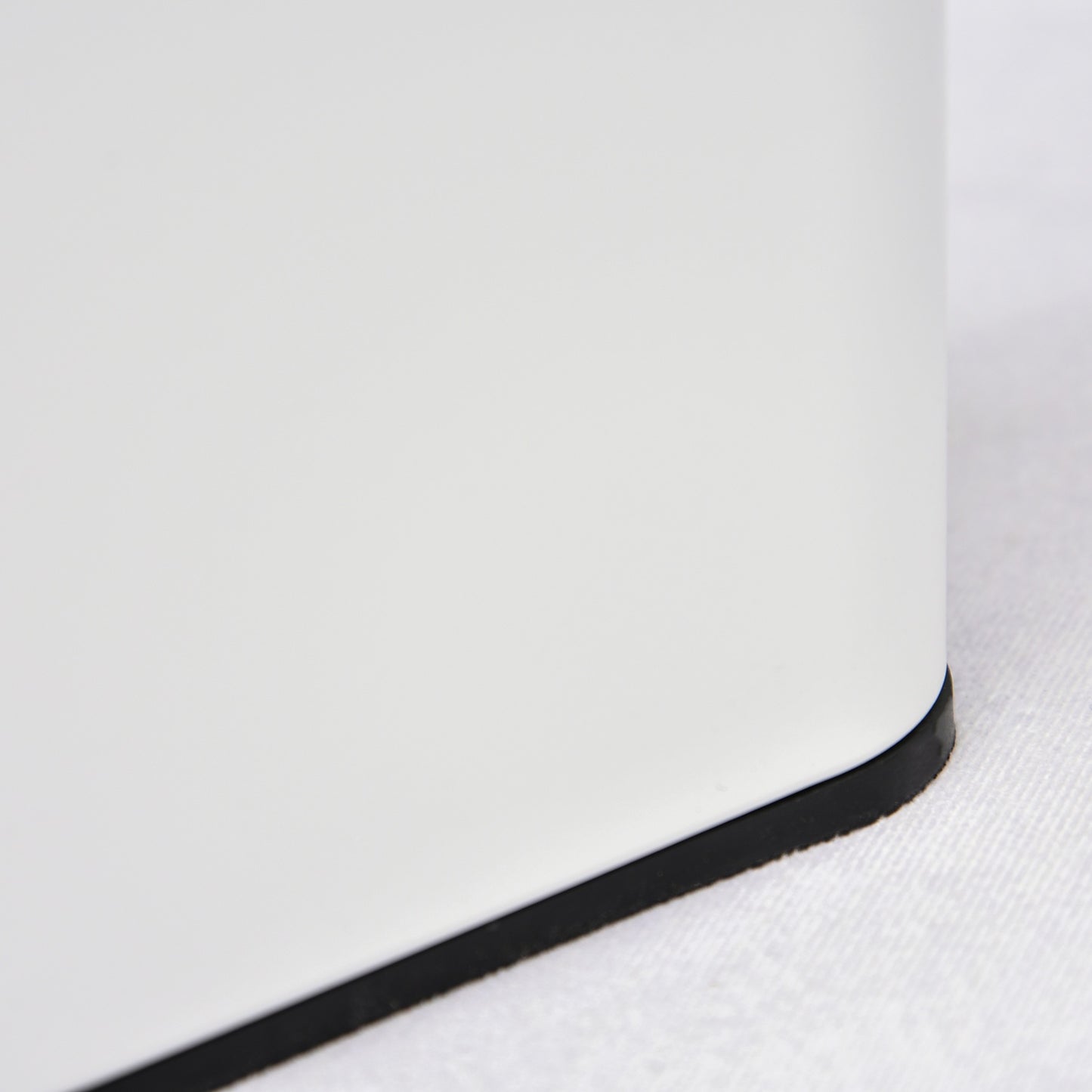 5L white metal pedal container with inner container for office