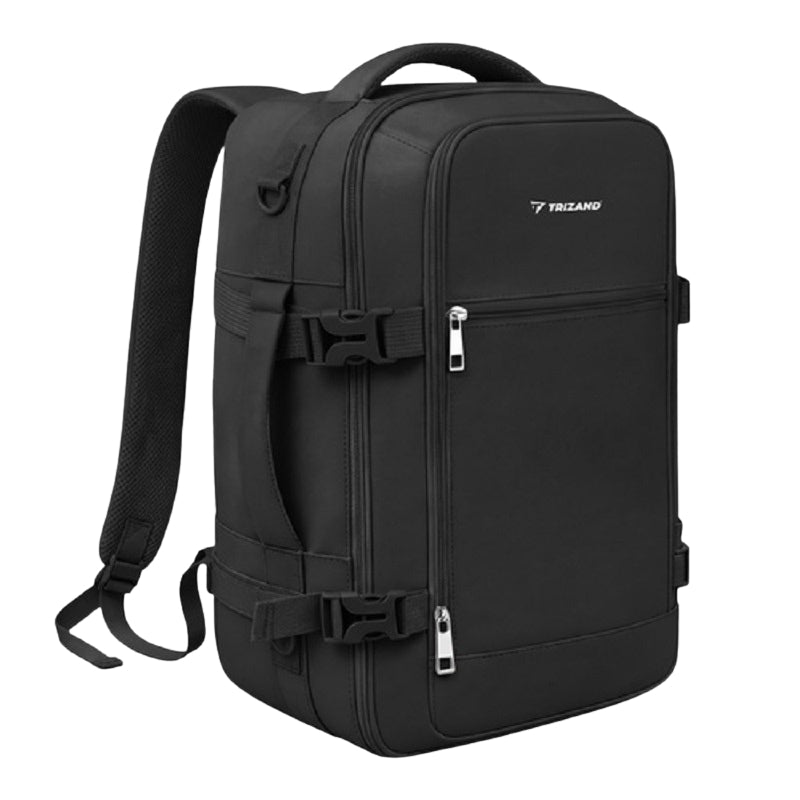Travel Backpack 40x25x20cm, 20L, Black, 2-in-1 Bag