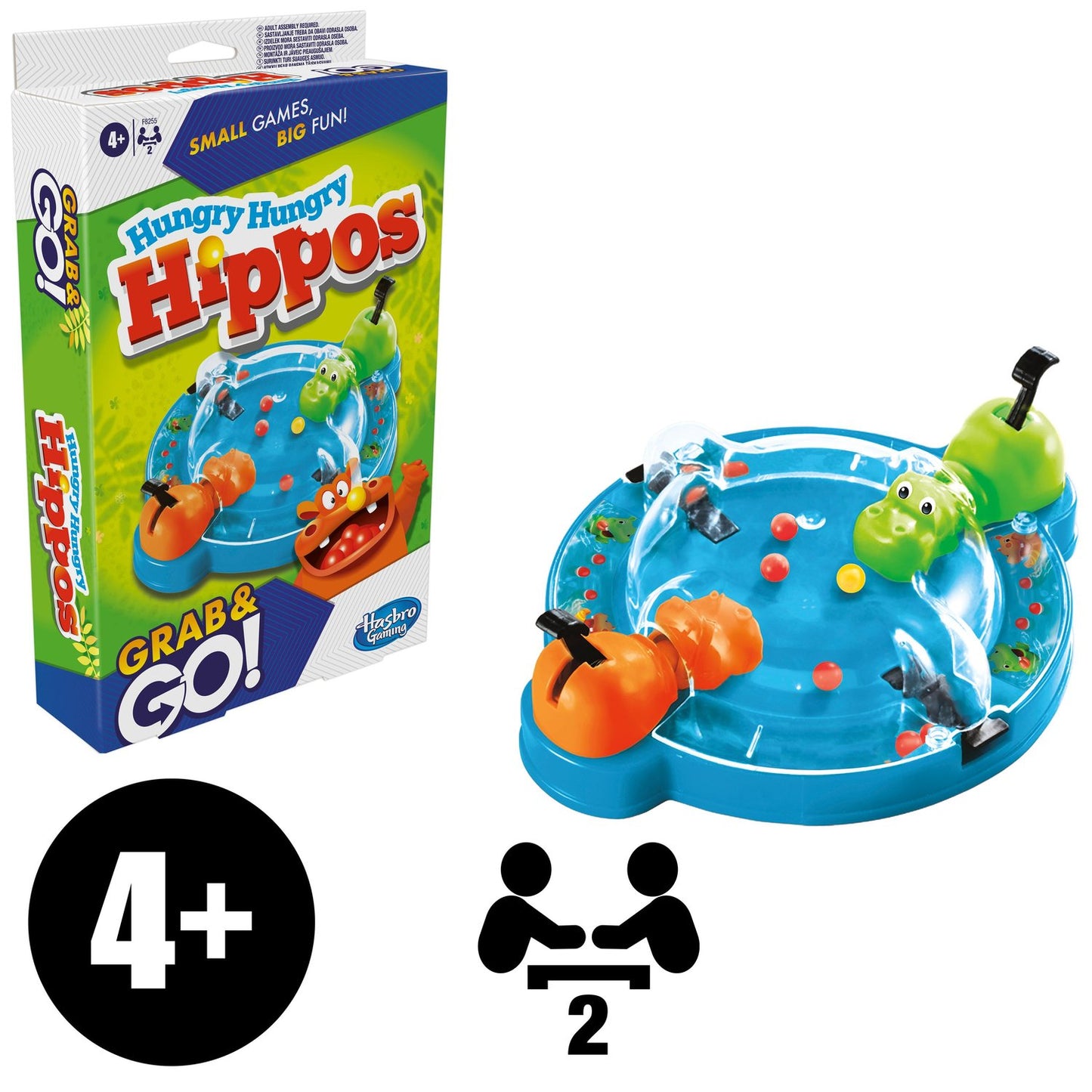 Travel Game Hungry Hungry Hippos Grab&Go