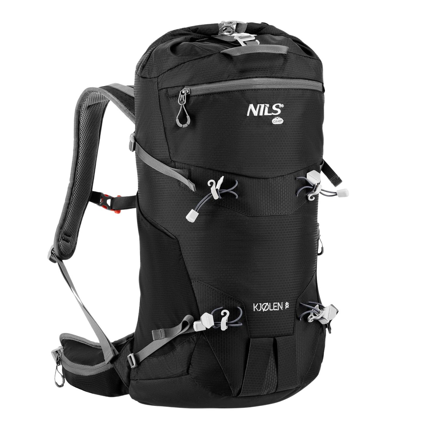Travel Pack, Black, 40L, Lightweight, Durable