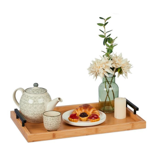 Tray in bamboo