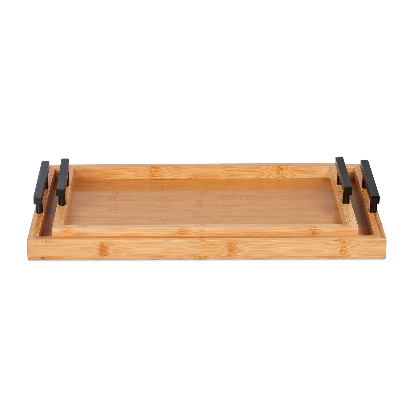 Trays in bamboo - set of 2