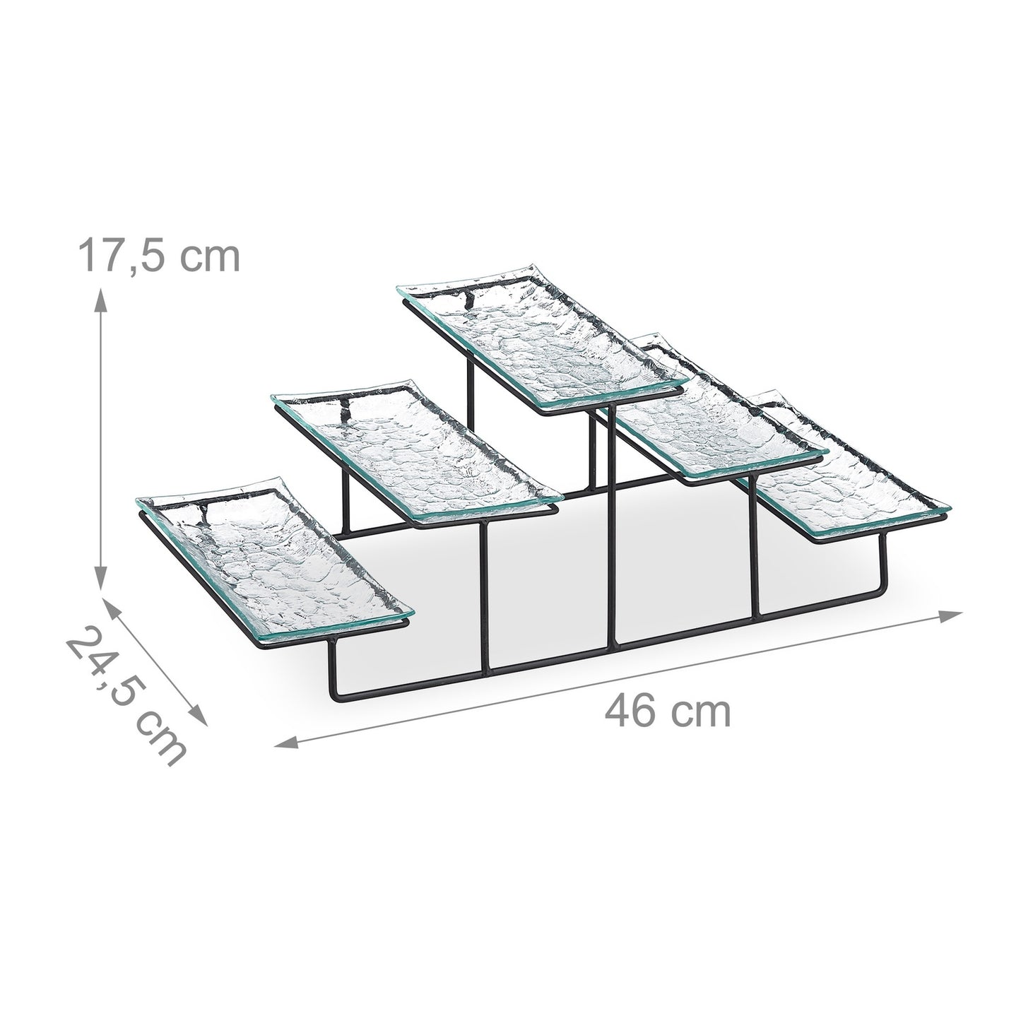 Tray with 5 trays