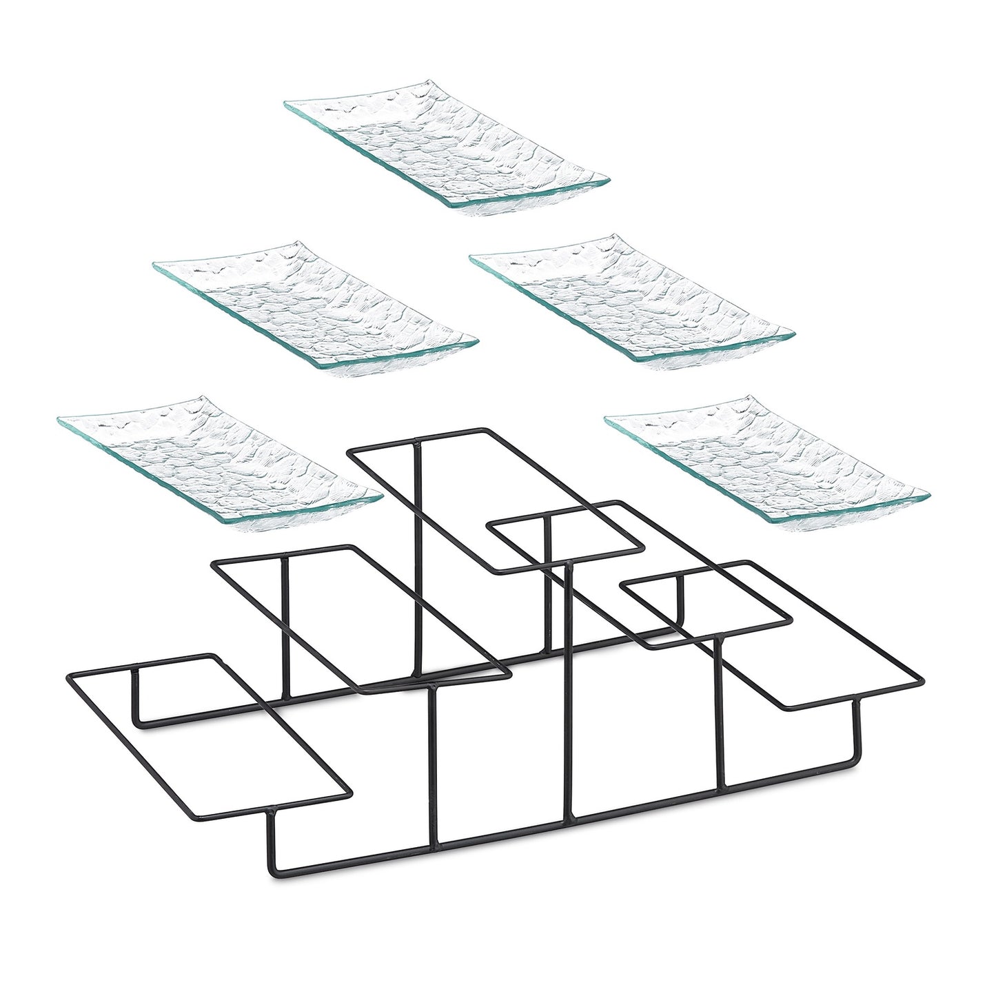 Tray with 5 trays