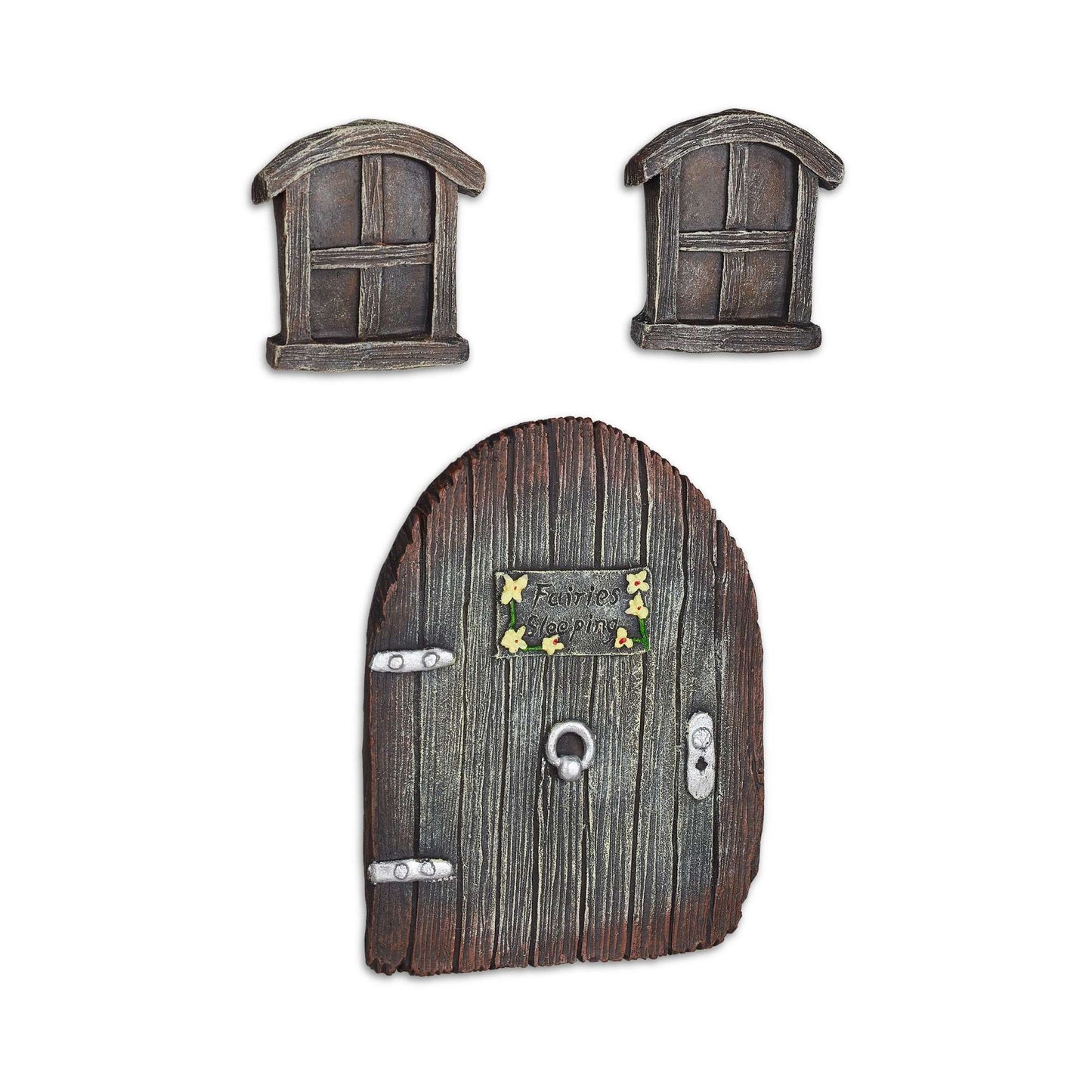 Trees with fairy doors