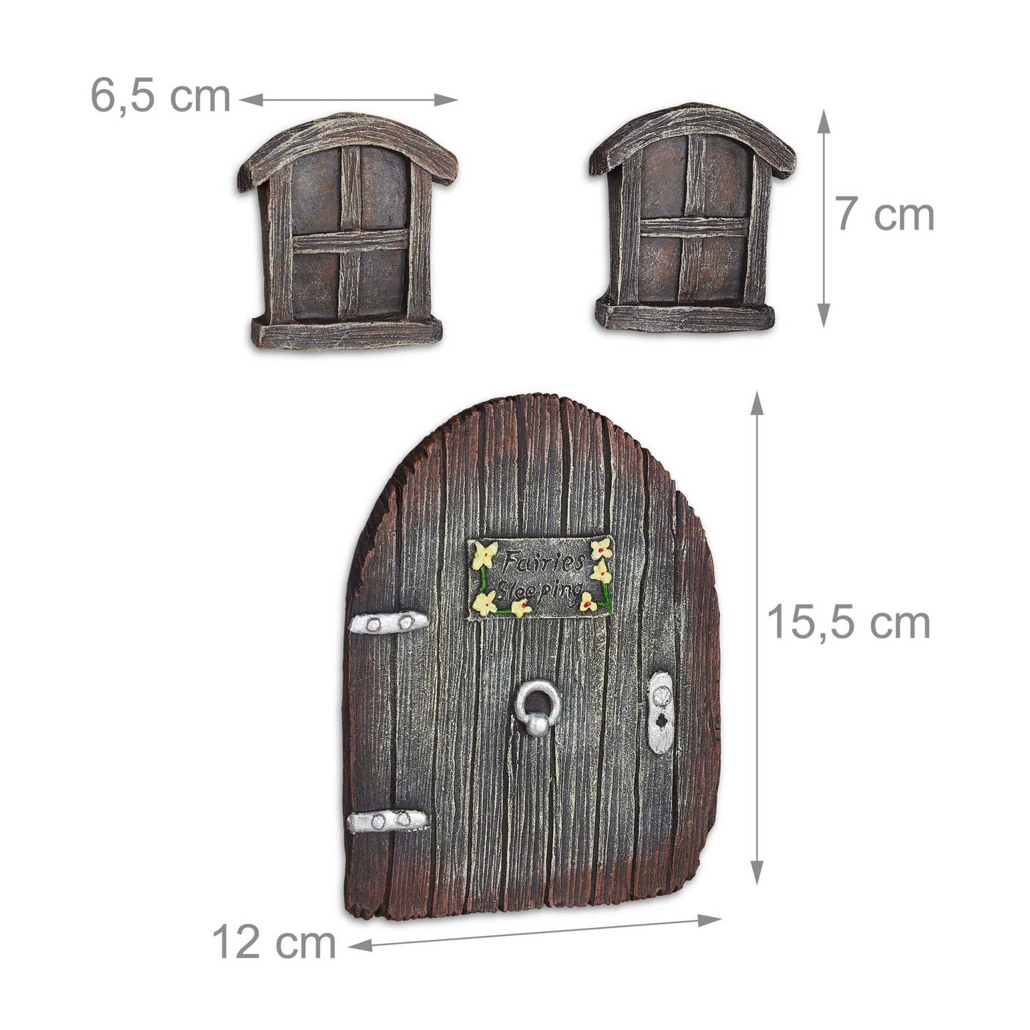 Trees with fairy doors