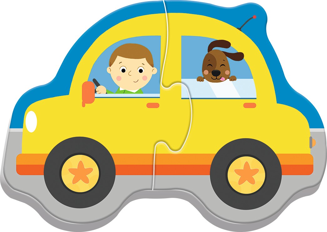 Trefl Baby Puzzle Set, Transport Vehicals