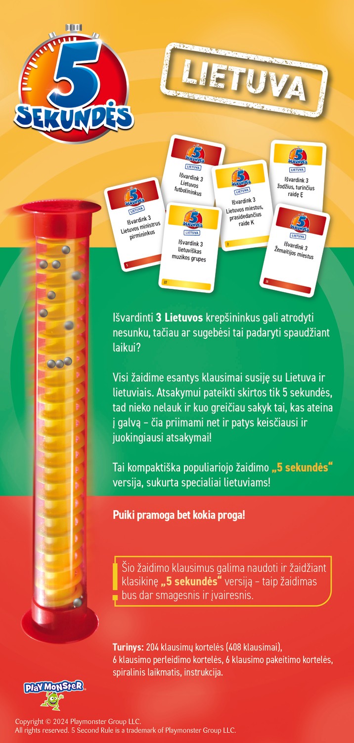 Trefl Board Game 5 Seconds Lithuania