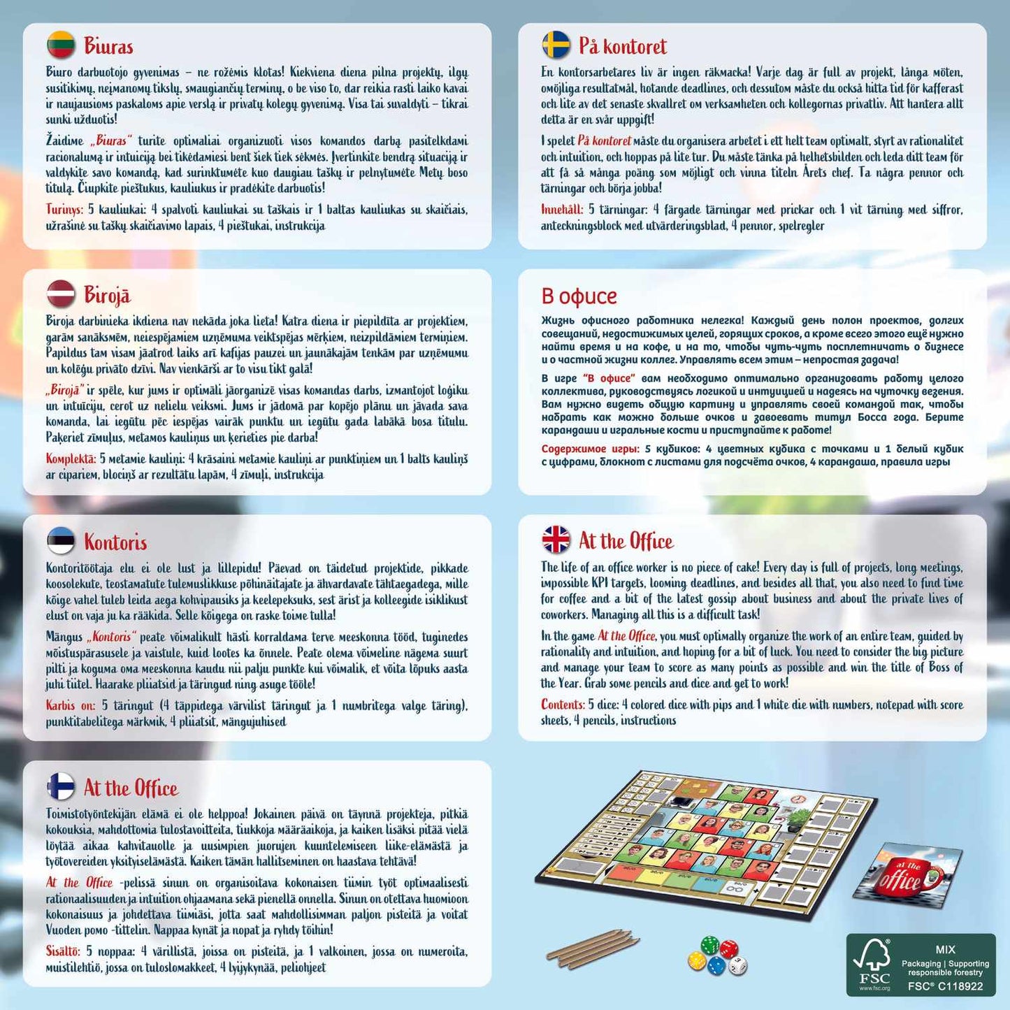 Trefl Board Game At The Office