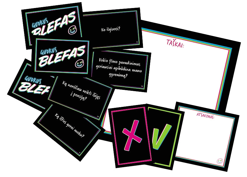 Trefl Board Game Double Bluff Game (In Lithuanian Lang.)