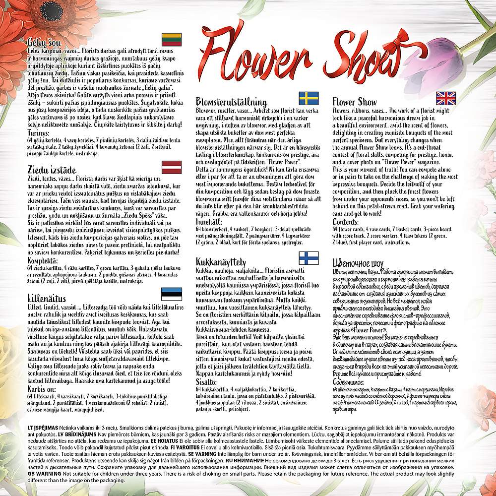 Trefl Board Game Flower Show