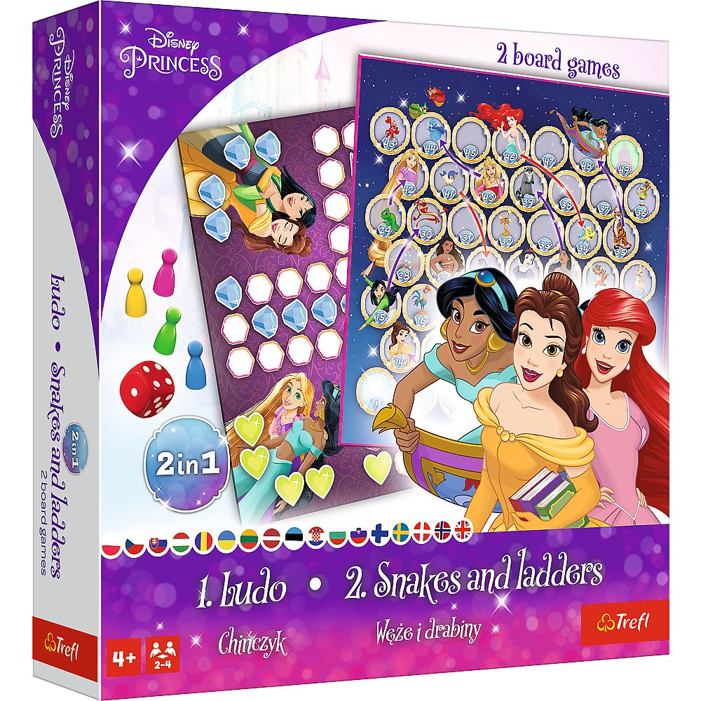 Trefl Disney Princess Board Game 2 In 1
