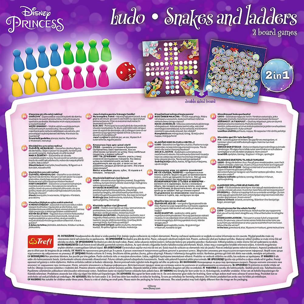 Trefl Disney Princess Board Game 2 In 1