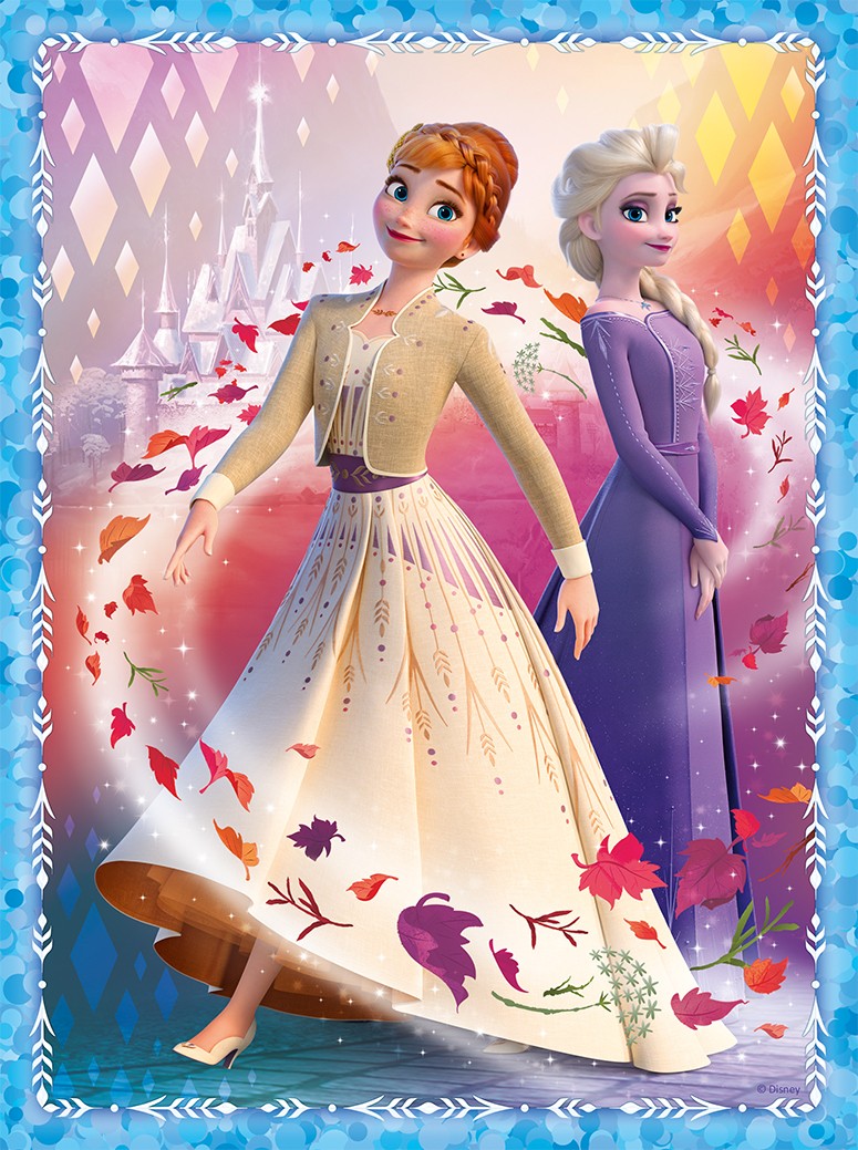 Trefl Frozen Puzzle Set With Memo Cards Frozen Ii